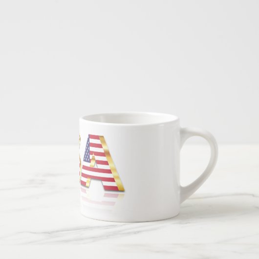 USA Flag Espresso Cup-USA Espressotasse (Rechts)