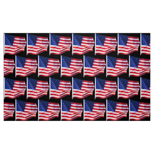 USA Flag Fabric Stoff (Fat Quarter (45,7 x 55,9 cm))