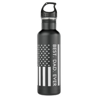 USA Flag Fathers Day Custom Edelstahlflasche