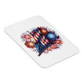 USA Flag Fireworks Patriotic Magnet (Rechte Seite)