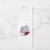 USA flag Flaschenanhänger (Rückseite)