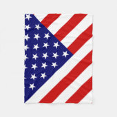 USA Flag Fleecedecke (Vorderseite)