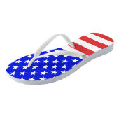 USA Flag Flip Flops Badesandalen (Schrägansicht)