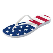 USA Flag Flip Flops Sandals Badesandalen (Schrägansicht)