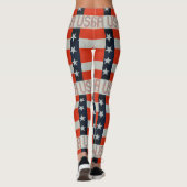 USA Flag Frauen Leggings (Rückseite)