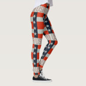 USA Flag Frauen Leggings (Rechts)