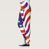 USA Flag Frauen Leggings (Links)