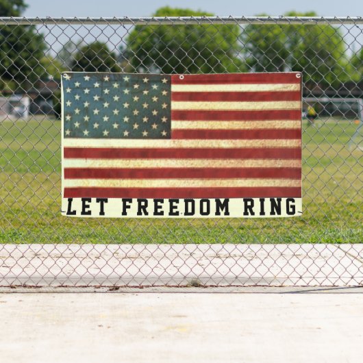 USA Flag Freedom Banner (Insitu)