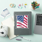 USA FLAG FÜR BRIEFMARKE AUFKLEBER (iPad Hülle)
