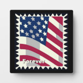 USA FLAG FÜR BRIEFMARKE FOTOPLATTE (Vorderseite)