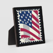 USA FLAG FÜR BRIEFMARKE FOTOPLATTE (Vorderseite)