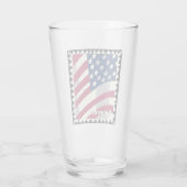 USA FLAG FÜR BRIEFMARKE GLAS (Rückseite)
