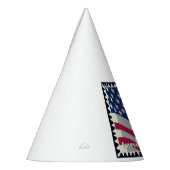 USA FLAG FÜR BRIEFMARKE PARTYHÜTCHEN (Links)