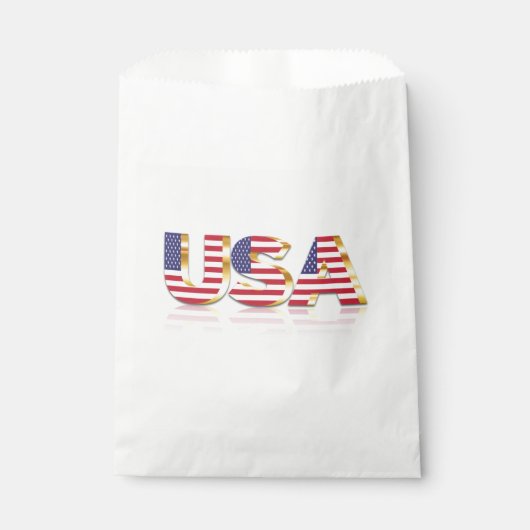 USA Flag Fvor Bag Geschenktütchen (Vorderseite)
