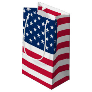 USA Flag Gift Bag American Patriotic Kleine Geschenktüte