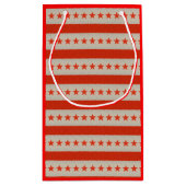 USA Flag Gift Bag Kleine Geschenktüte (Rückseite)