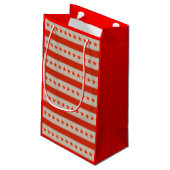 USA Flag Gift Bag Kleine Geschenktüte (Rückseite Schrägansicht)