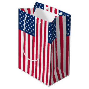 USA Flag Gift Bag Mittlere Geschenktüte