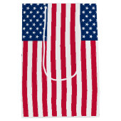 USA Flag Gift Bag Mittlere Geschenktüte (Rückseite)