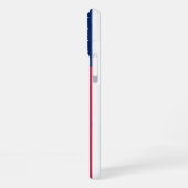 USA Flag Gold Monogram Patriotic American Slim Fla iPhone Hülle (Linke Seite)