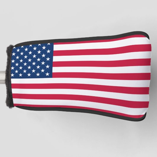 USA Flag Golf Head Cover Headcover (Vorderseite)