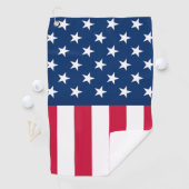 USA Flag Golf Towel Patriotic Golfhandtuch (Insitu)