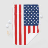USA Flag Golf Tower Golfhandtuch (Insitu)