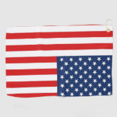 USA Flag Golf Tower Golfhandtuch (Horizontal)