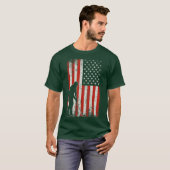 USA Flag Golfer T-Shirt (Vorne ganz)