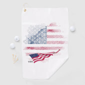 USA flag Golfhandtuch (Insitu)