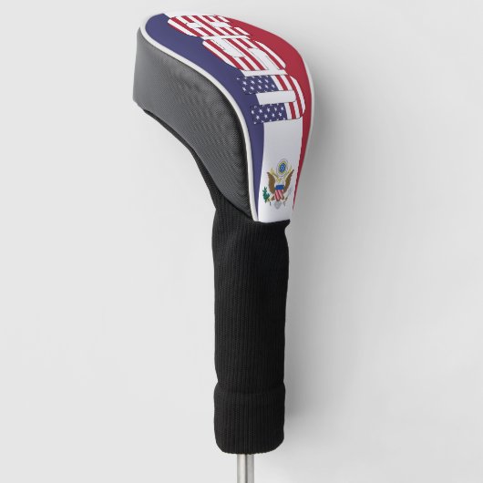 USA Flag Gorgetic Patriotic Golf Headcover (angewinkelt)