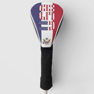 USA Flag Gorgetic Patriotic Golf Headcover