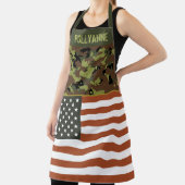 USA Flag Green Camouflage Custom Schürze (InSitu)