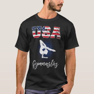 USA Flag Gymnastik Gymnast 4. Juli 1999 T-Shirt