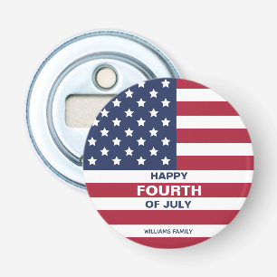 USA Flag Happy Amerikanische Unabhängigkeitstag Be Flaschenöffner