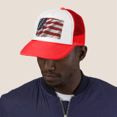 USA Flag Hat Truckerkappe (Beispiel)