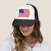USA Flag Hat Truckerkappe (Beispiel)