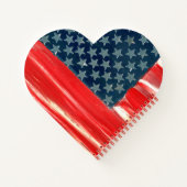 USA Flag Heft Shape Notebook Notizblock (Rückseite)