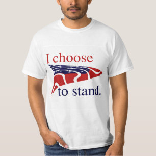USA Flag I Choose Stand T-Shirt