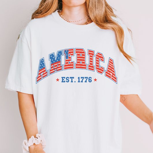 USA Flag Independence Day 4. Juli T-Shirt