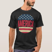 USA Flag Independence Day 4. Juli T-Shirt (Vorderseite)