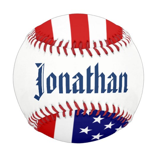 USA Flag Individuelle Name bbcnt Baseball (Rückseite)