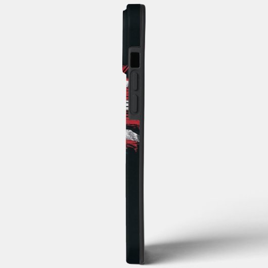 USA Flag iPhone Case (Rückseite / Links)