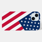 USA Flag iPhone Case American Patriotic (Rückseite (Horizontal))