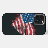 USA Flag iPhone Case Hülle (Rückseite (Horizontal))