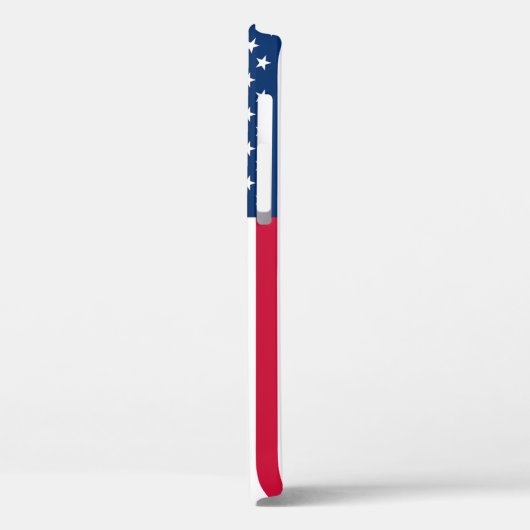 USA Flag iPhone Case - Patriotic (Rückseite / Links)