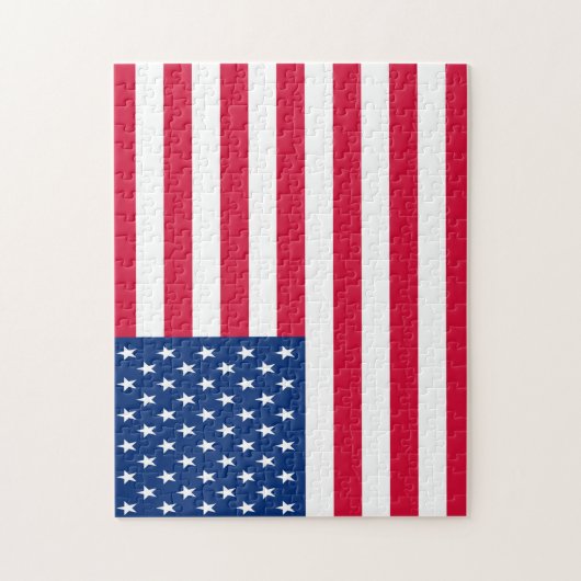 USA Flag Jigsaw Puzzle (Vertikal)