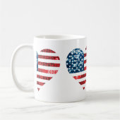 usa Flag Kaffeetasse (Links)