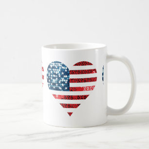 usa Flag Kaffeetasse