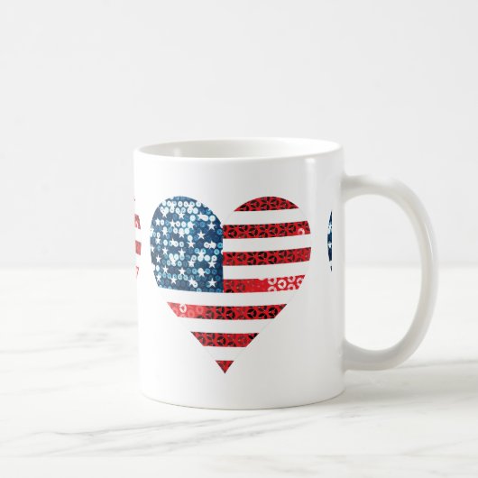 usa Flag Kaffeetasse (Rechts)
